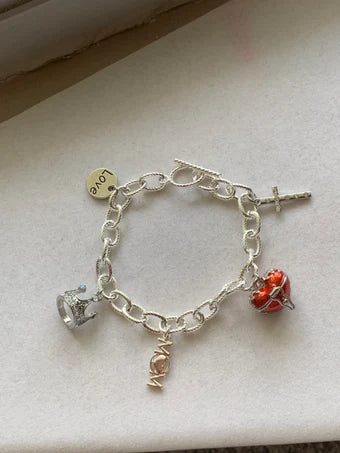 Special Mothers charm bracelet, silver charm bracelet, charm bracelet, mom charm, bracelet for mom, Mother’s Day gift