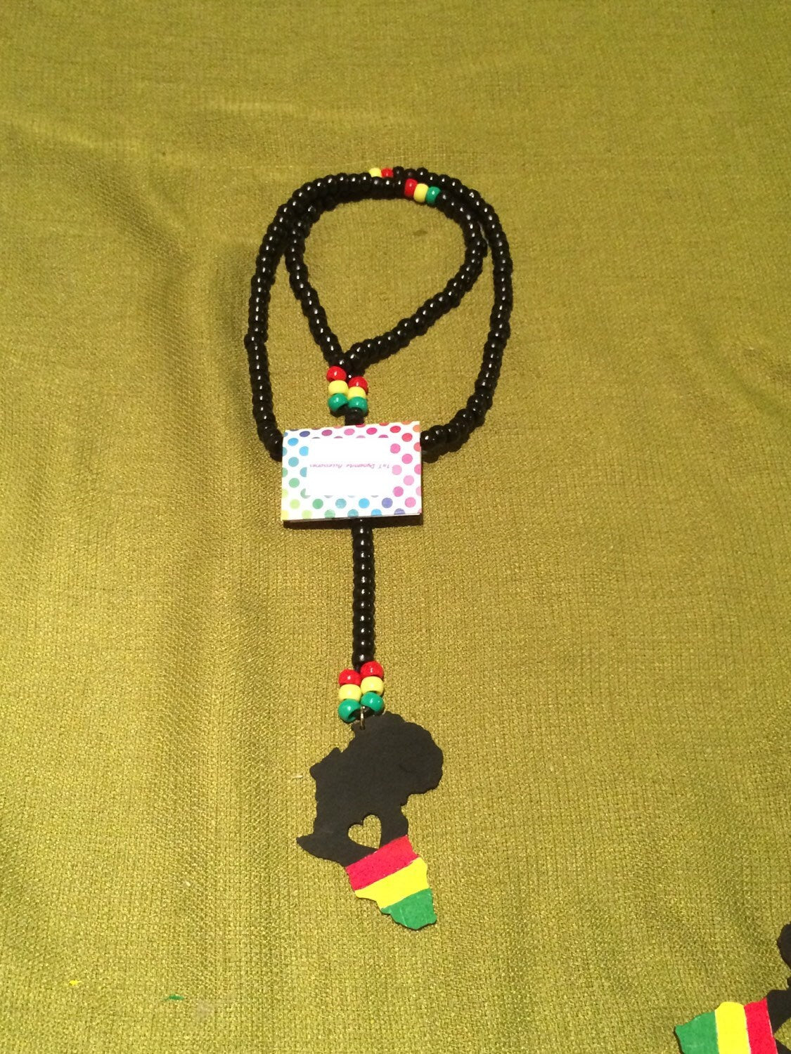 Necklace // Rasta necklace //  Rasta jewelry // Africa necklace // African jewelry // beaded necklace // wood jewelry, Father’s Day gift