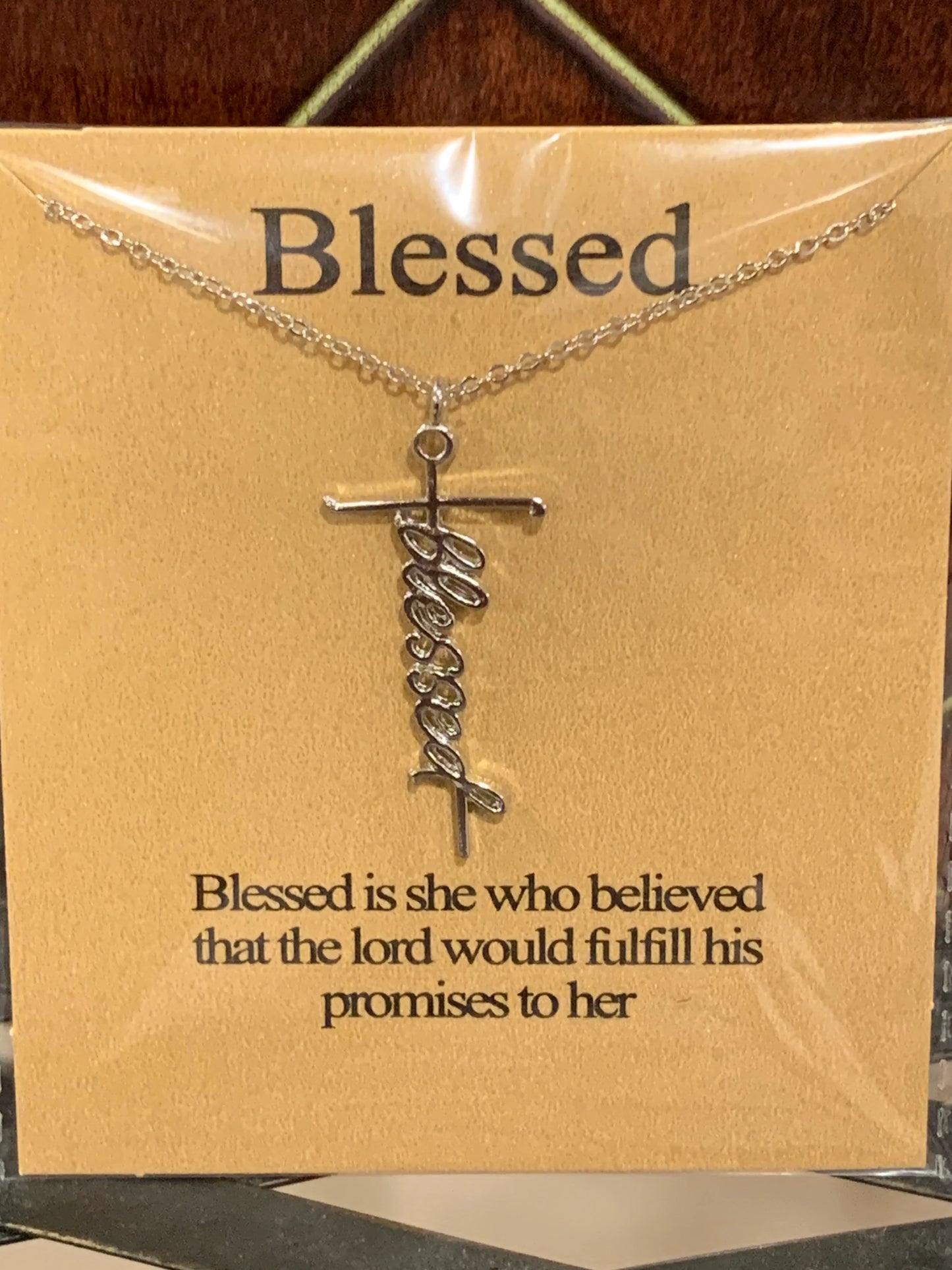 Hope Pray Strength Blessed Necklace, silver necklace, Hope necklace, Pray necklace, Strength necklace, Blessed necklace, inspirational